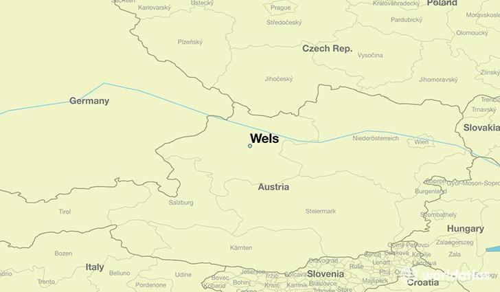 નકશો wels ઓસ્ટ્રિયા