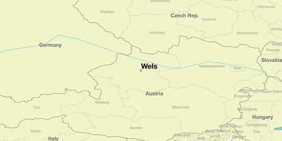 નકશો wels ઓસ્ટ્રિયા